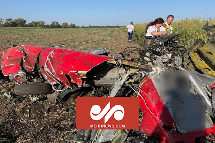 سقوط هواپیمای آمریکایی در نمایشگاه هوایی مجارستان