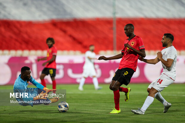 Iran vs Angola football friendly match