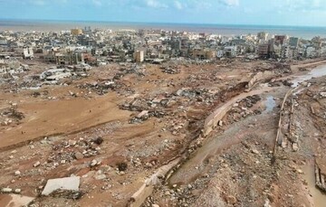 تصاویر ماهواره‌ای آخرالزمانی از شرق لیبی پس از طوفانی که تاکنون ۵ هزار و ۳۰۰ قربانی برجای گذاشته است