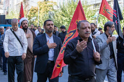 مراسم عزاداری اهالی خیابان طالقانی تهران