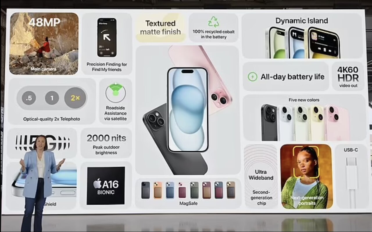 آیفون ۱۵ رسما رونمایی شد