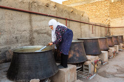 آئین حلیم پزان در روستای «کفکی»