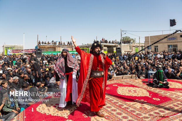 مراسم تعزیه خوانی 28 صفر در روستای کفکی