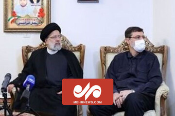 حضور رئیس جمهور در خانه شهید امنیت سلمان امیراحمدی