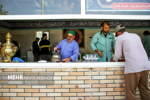 زائران پیاده حضرت رضا علیه‌السلام - مسیر نیشابور