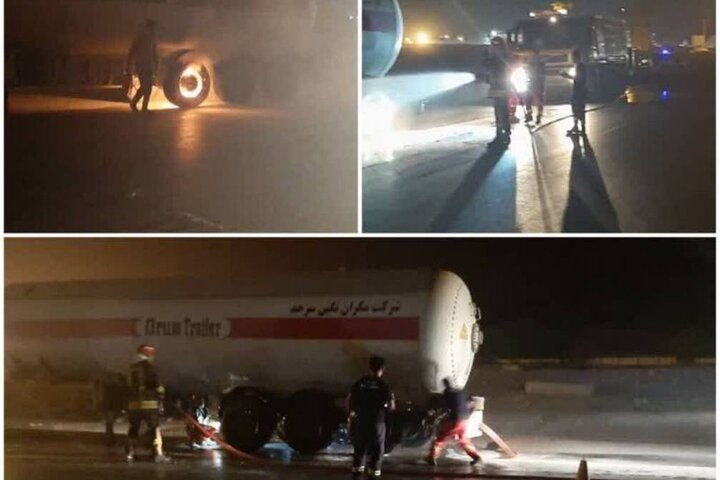اقدام به موقع پلیس راه کنگان مانع از انفجار تریلی حامل گاز شد اقدام به موقع پلیس راه کنگان مانع از انفجار تریلی حامل گاز شد