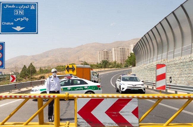 ممنوعیت تردد از کرج و آزادراه تهران – شمال به سمت مازندران