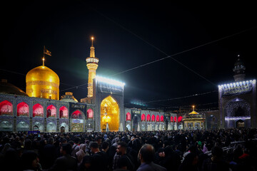 امام رضا کی شہادت کےموقع پر 45 لاکھ عزادار اور زائرین مشہد پہنچ گئے