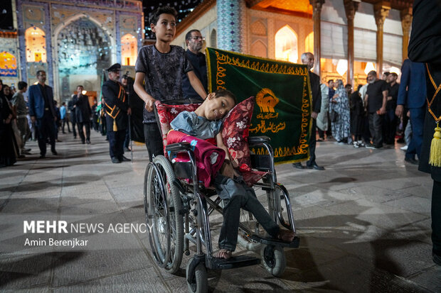 Imam Reza mourning ceremony in Shah Cheragh shrine
