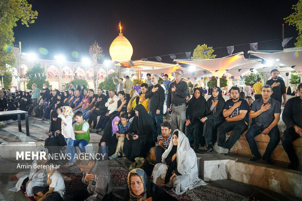 Imam Reza mourning ceremony in Shah Cheragh shrine
