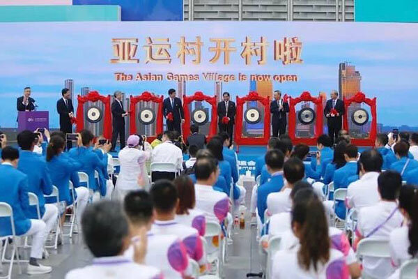 بازگشایی دهکده بازیهای آسیایی در فاصله ۷ روز مانده تا شروع رسمی 