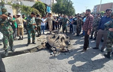 تحطم طائرة مسيرة شمال إيران وإصابة مواطنين إثنين إثره