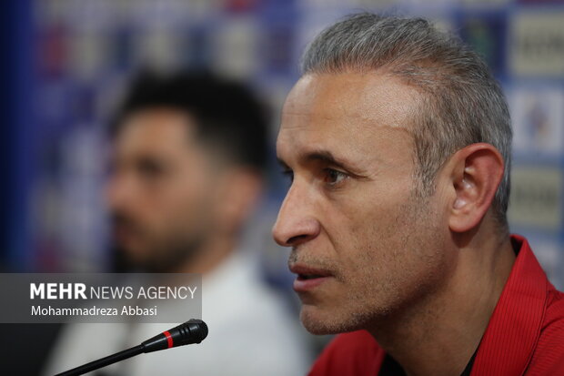 نشست خبری سرمربی تیم فوتبال پرسپولیس تهران