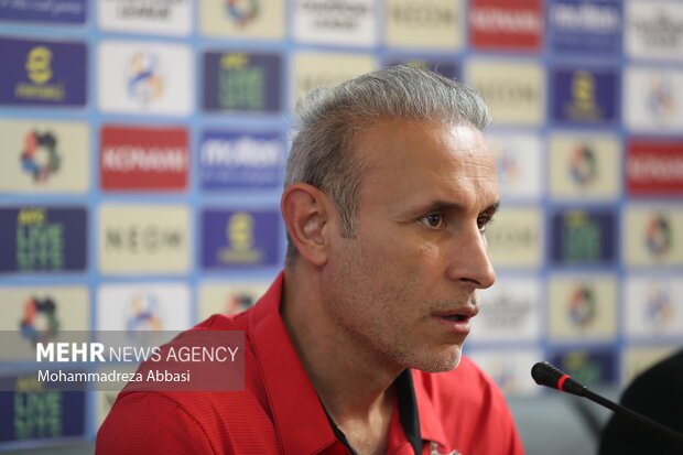 نشست خبری سرمربی تیم فوتبال پرسپولیس تهران