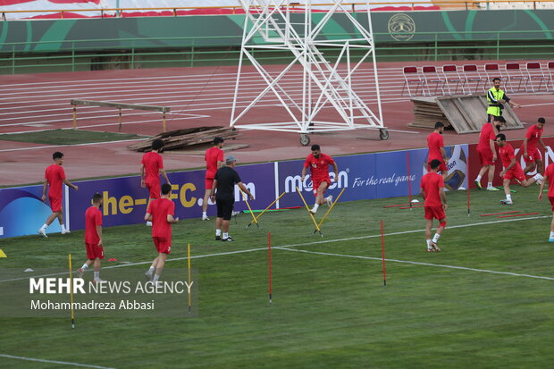 تمرین تیم ملی فوتبال پرسپولیس تهران