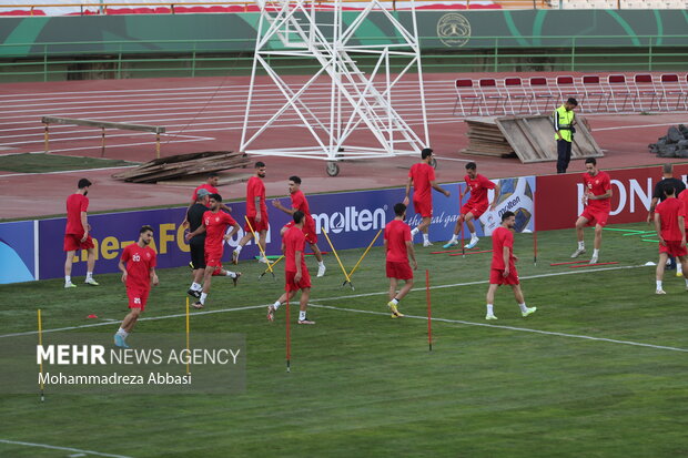 تمرین تیم ملی فوتبال پرسپولیس تهران