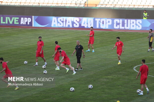 تمرین تیم ملی فوتبال پرسپولیس تهران