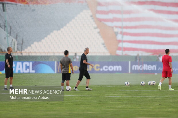 تمرین تیم ملی فوتبال پرسپولیس تهران