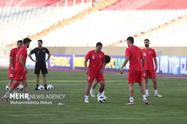 تمرین تیم ملی فوتبال پرسپولیس تهران