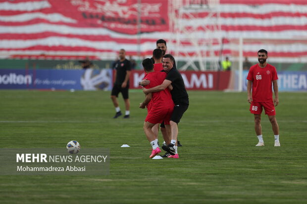 تمرین تیم ملی فوتبال پرسپولیس تهران