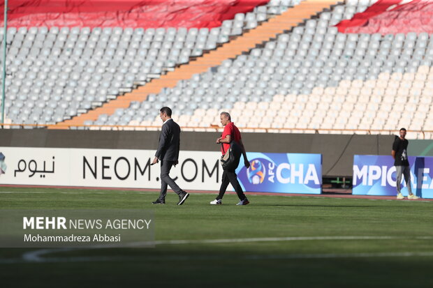 تمرین تیم ملی فوتبال پرسپولیس تهران