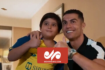 VIDEO: Iranian child finally gets his wish to meet Ronaldo