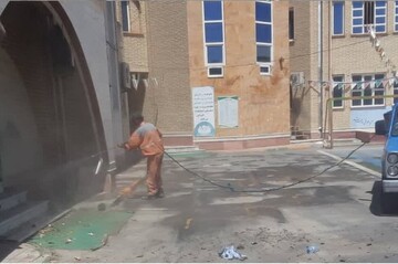 مدارس بوشهر شست‌وشو و پاک‌سازی شدند