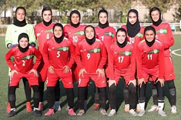 women U17 football team