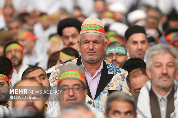 دیدار پیشکسوتان و فعالان دفاع مقدس با رهبر معظم انقلاب اسلامی