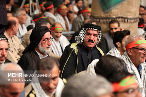 دیدار پیشکسوتان و فعالان دفاع مقدس با رهبر معظم انقلاب اسلامی