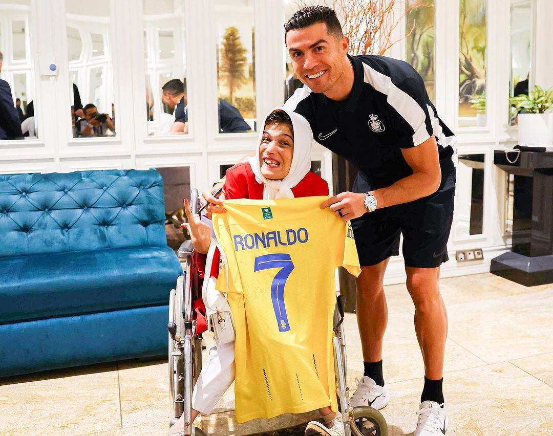 Cristiano Ronaldo Fatemeh Hamami