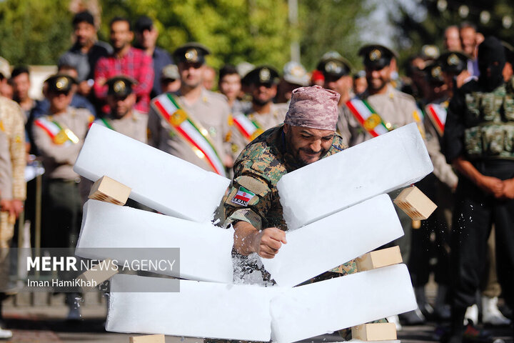 مراسم رژه نیروهای مسلح در استان همدان