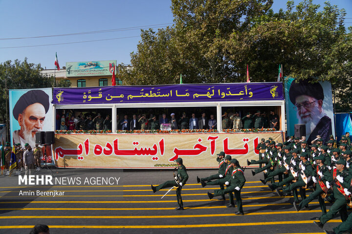 مراسم رژه نیروهای مسلح در استان شیراز