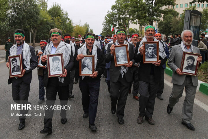 مراسم رژه نیروهای مسلح در استان اردبیل