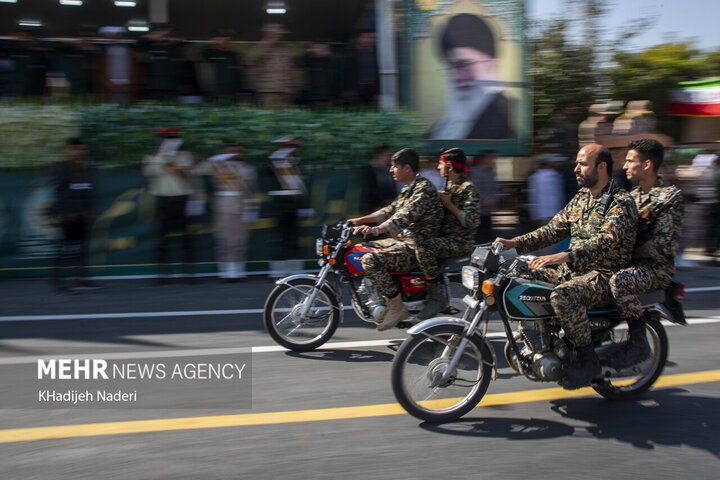مراسم رژه نیروهای مسلح در استان اصفهان