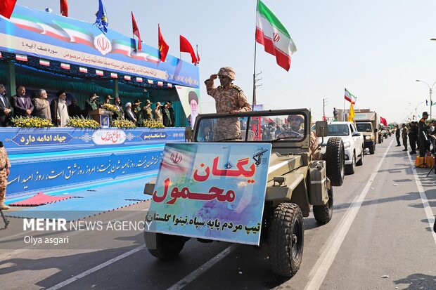 مراسم رژه نیروهای مسلح در استان گلستان