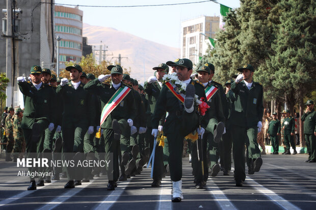 مراسم رژه نیروهای مسلح استان آذربایجان غربی