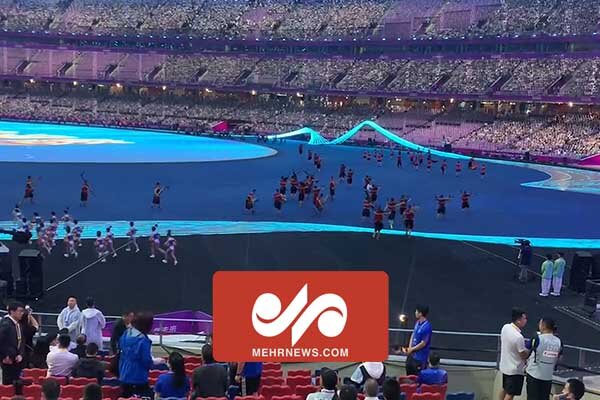 تصاویری از ورزشگاه هانگژو المپیک اسپورت پیش از مراسم افتتاحیه 