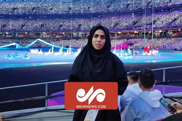گزارش مهر از حضور کاروان ایران در مراسم افتتاحیه بازیهای آسیایی  
