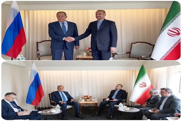 Iranian foreign minister meets counterparts in New York