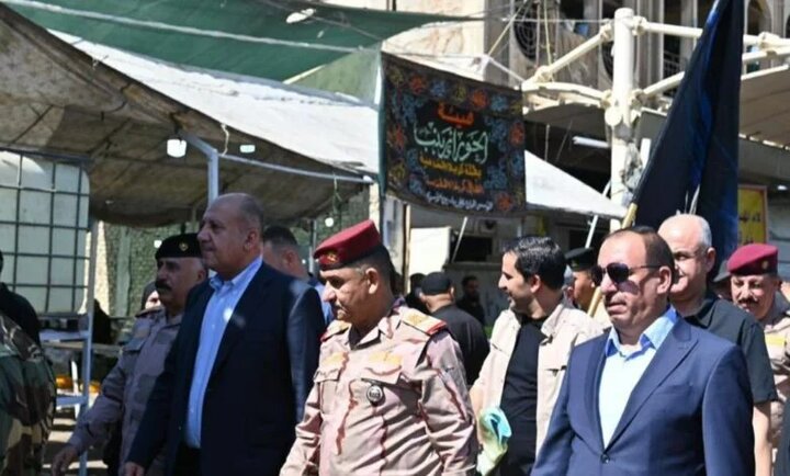حضور وزیر دفاع عراق در سامراء برای نظارت بر طرح امنیتی
