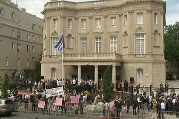 سفارت کوبا در واشنگتن هدف «حمله تروریستی» قرار گرفت
