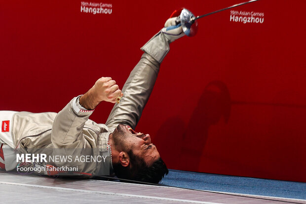 Fencing competitions in China's Hangzhou
