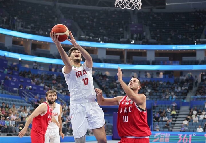 Iran basketball team defeats UAE at 2022 Asian Games