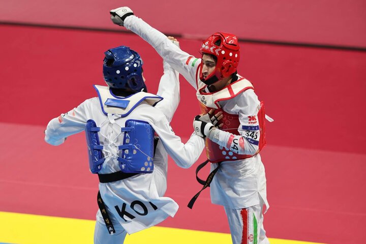 Iranian taekwondoka snatches silver medal at 19th Asian Games