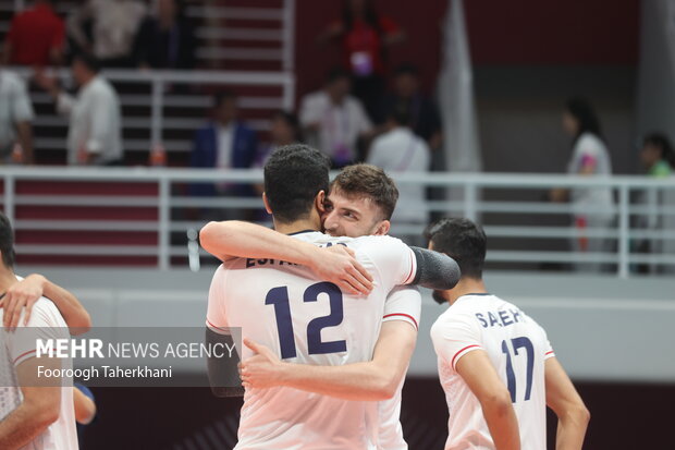
Iran volleyball team crowned in Asian Games