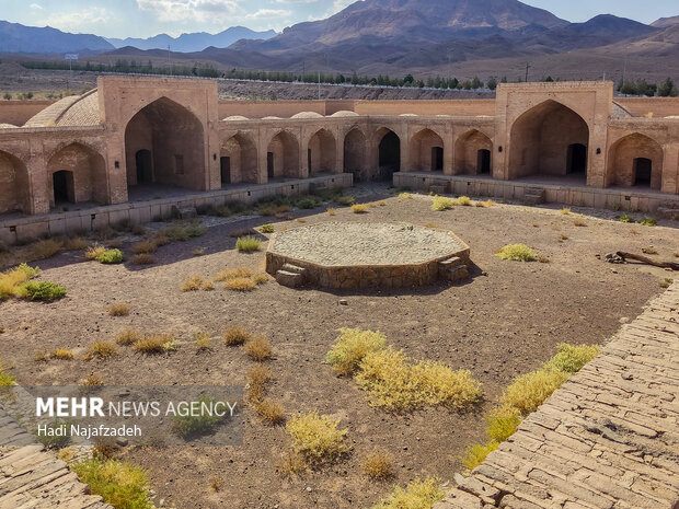 کاروانسرای گبرآباد الگویی منحصر به فرد با ۳۱ اتاق