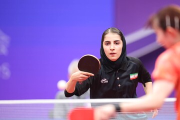 صعود دختر تنیس روی میز ایران به مرحله یک چهارم فیدر بلغارستان