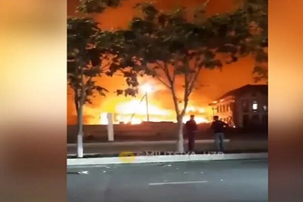 Massive warehouse explosion rocks Uzbekistan capital