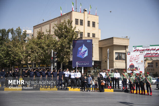 روز آتش نشان در اصفهان